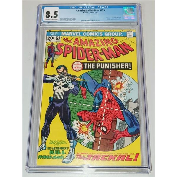 The Amazing Spiderman  #129 CGC 8.5