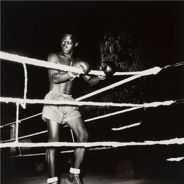 Photographer:  Malick Sidibé - Grand Gala de Boxe, 1966.