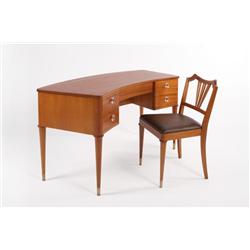 Paul Frankl Desk with chair, USA circa 1940