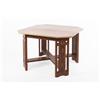 Image 1 : Arts & Crafts Octagon library table, USA circa 1916 , No. 335