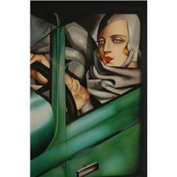 Tamara De Lempicka "Autoportrait" , serigraph 8/400, USA 1991