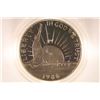 Image 1 : 1986 US LIBERTY UNC HALF DOLLAR IN HARD PLASTIC