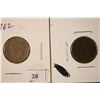Image 1 : 1862 & 1863 INDIAN HEAD CENT