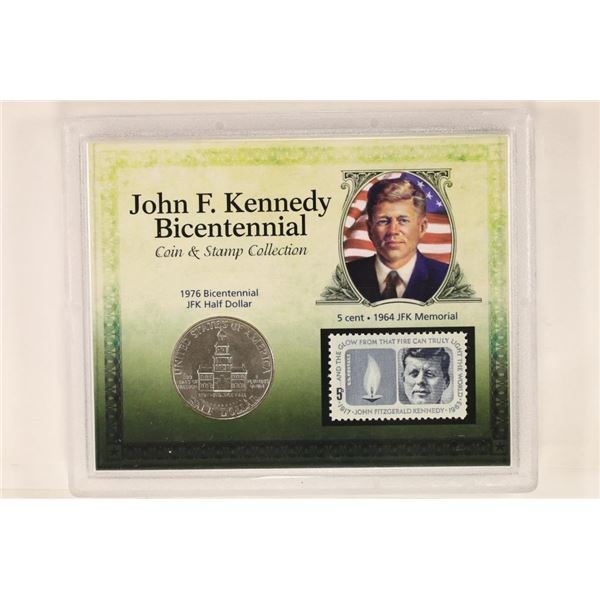 JOHN F. KENNEDY BICENTENNIAL COIN & STAMP