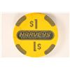 Image 1 : $1 HARVEY'S CASINO TOKEN LAKE TOHOE, NEVADA