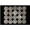 Image 1 : 20-ASSORTED 1 1/2'' ALUMINUM TOKENS: 10 US NAVY