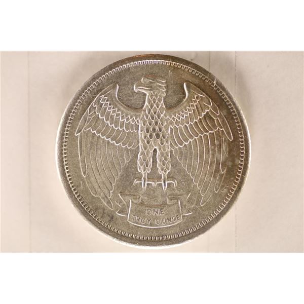 1974-1 TROY OZ .999 FINE SILVER UNC ROUND BY THE