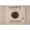 Image 3 : 337-361 A.D. CONSTANTIUS II ANCIENT COIN (GOOD)