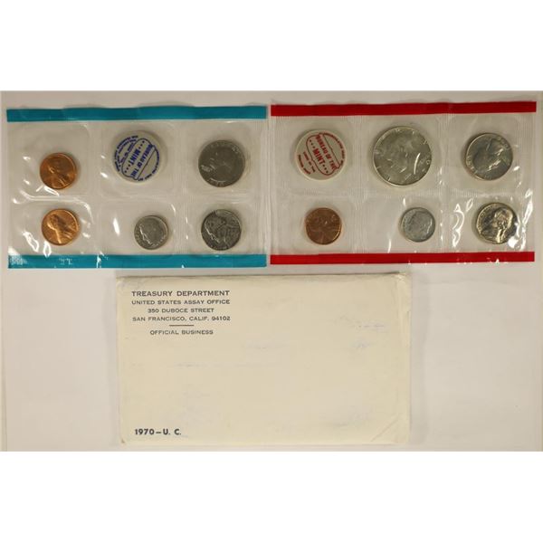 1970 US MINT SET (UNC) P/D/S (WITH ENVELOPE)