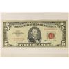 Image 1 : 1963 US $5 RED SEAL NOTE