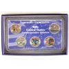 Image 1 : 2000 COLORIZED US COMMEMORATIVE UNC QUARTERS