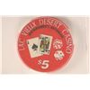 Image 1 : $5 LAC VIEUX DESERT CASINO CHIP WATERSMEET, MI