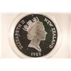 Image 2 : 1988 NEW ZEALAND PROOF SILVER DOLLAR YELLOW