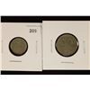 Image 1 : 2-SILVER SWEDEN COINS: 1950-25 ORE & 1949-50 ORE