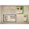 Image 1 : 4-1ST DAY COVERS ON DESCRIPTION CARDS WITH HOLES
