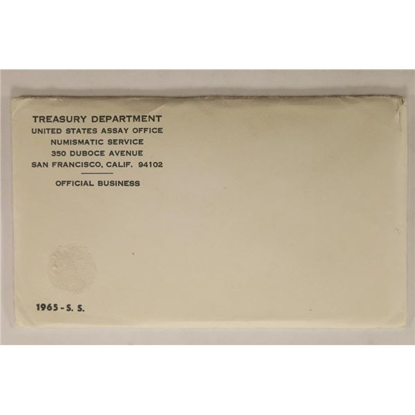 1965 US SPECIAL MINT SET WITH ENVELOPE, SEALED