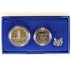 Image 2 : 1986 US LIBERTY 2 COIN SET CONTAINS: 1986-S PROOF