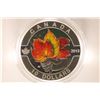 Image 1 : 2013 CANADA $10 SILVER COLORIZED MAPLE LEAF UNC