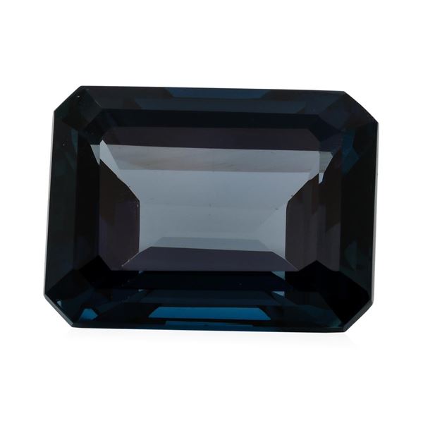 34.21 ct. Natural Emerald Cut London Blue Topaz