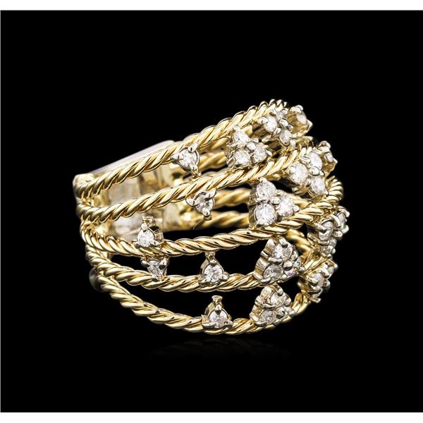 0.60 ctw Diamond Ring - 14KT Yellow Gold