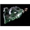 Image 2 : Chinese Green Spinach Jadeite Carved Fish Pendant