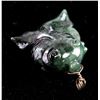 Image 3 : Chinese Green Spinach Jadeite Carved Fish Pendant