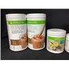 Image 2 : ASSORTED HERBALIFE NUTRITION PRODUCTS INCLUDING; 2 DUTCH CHOCOLATE MEAL REPLACEMENT TUBS (780G),