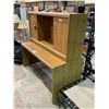 Image 2 : WOOD DESK 60"X28-1/2"X30"  & WOOD ENTERTAINMENT CABINET 60"X16"X30-1/2"