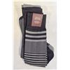 Image 1 : NEW 3 PAIRS OF BLACK AND BROW BRAND DRESS SOCKS