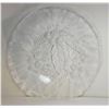 Image 1 : 31)  CLEAR PRESSED GLASS 14" DIAMETER SERVING