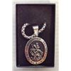 SAINT CHRISTOPHER PENDANT WITH 24" CHAING