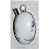 NATURAL DENTRICT OPAL PENDANT