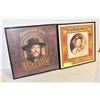 WAYLON & WILLIE FRAMED ALBUMS