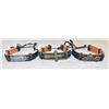 Image 1 : x3 HAND CRAFTED VARIOUS LEATHER BRACELETS, NEW