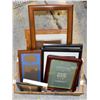 Image 1 : BOX WITH VARIOUS SIZE PICTURE FRAMES -