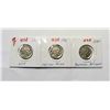 Image 1 : 9)  LOT OF 3 USA INDIAN HEAD BUFFALO  NICKLES, 193