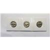 Image 2 : 9)  LOT OF 3 USA INDIAN HEAD BUFFALO  NICKLES, 193