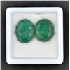 Image 1 : #223- GREEN EMERALD GEMSTONE 30.65CT