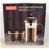 Image 1 : BODUM COFFEE SET INCLUDES FRENCH PRESS COFFEE MAKE