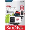 Image 1 : NEW SANDISK ULTRA MICRO SDXC UHS-I CARD WITH