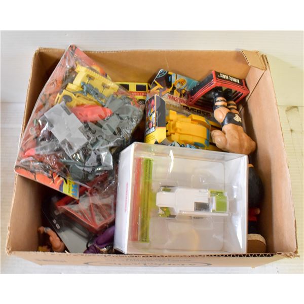 BOX OF ASSORTED TOYS