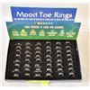 Image 1 : DISPLAY OF MOOD TOE RINGS