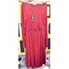 Image 1 : NEW OUGES MATERNITY DRESS WINE RED, MEDIUM SIZE