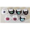 Image 1 : x7 GENUINE RUBY, EMERALD, SAPPHIRE, TURQUOISE GEMS