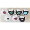 Image 1 : x7 GENUINE RUBY, EMERALD, SAPPHIRE, TURQUOISE GEMS