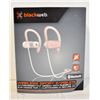 BLACK WEB EAR BUDS - WIRELESS SPORT EAR BUDS BRAND