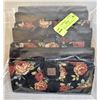 Image 1 : 7 NEW BLACK LADIES WALLETS