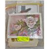 Image 1 : LOT OF VARIOUS PAINTED GREETING CARDS