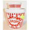 Image 1 : 5 PC CERAMIC POPCORN BOWL SET
