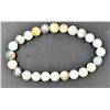 Image 1 : #99-NATURAL AMAZONITE BEAD BRACELET 8MM/7.5"
